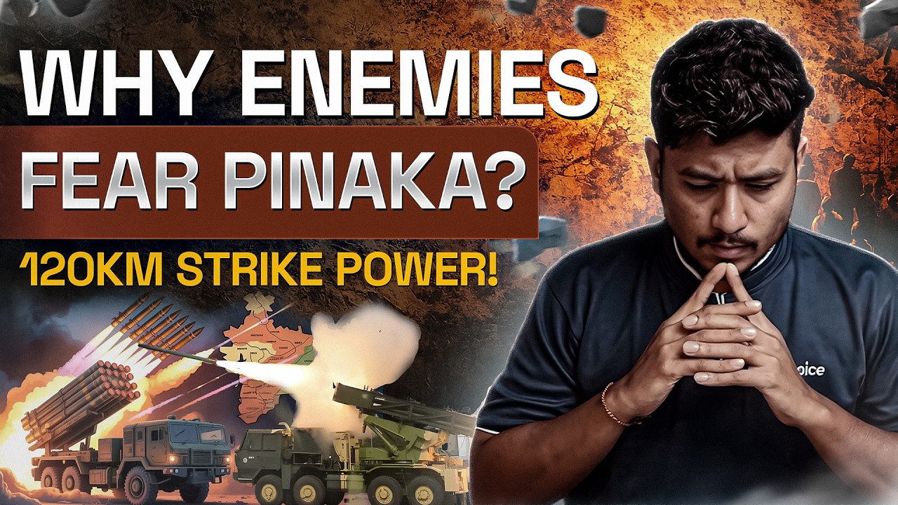 India’s Pinaka Missile - DRDO’s Deadliest 120 Km Guided Rocket | Indian Army Weapon Explained