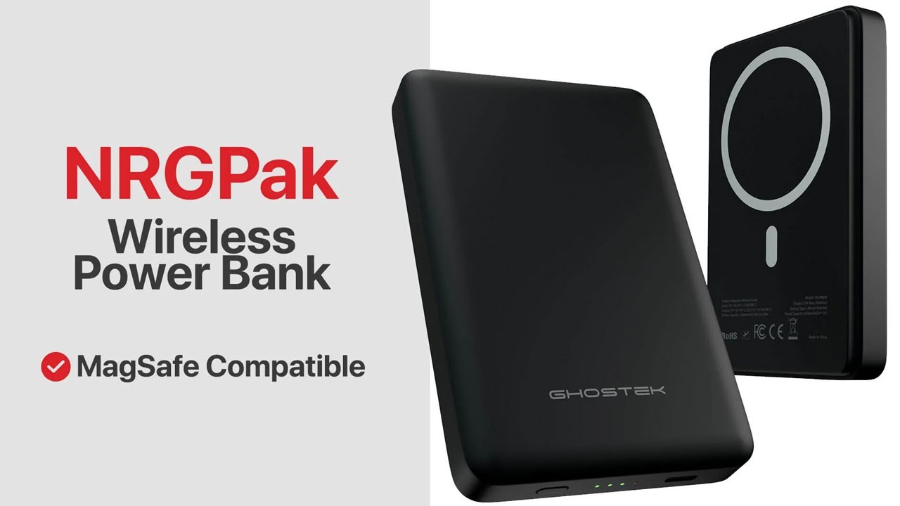 NRGpak 15W MagSafe Power Bank &mdash; Ghostek Instructional Video