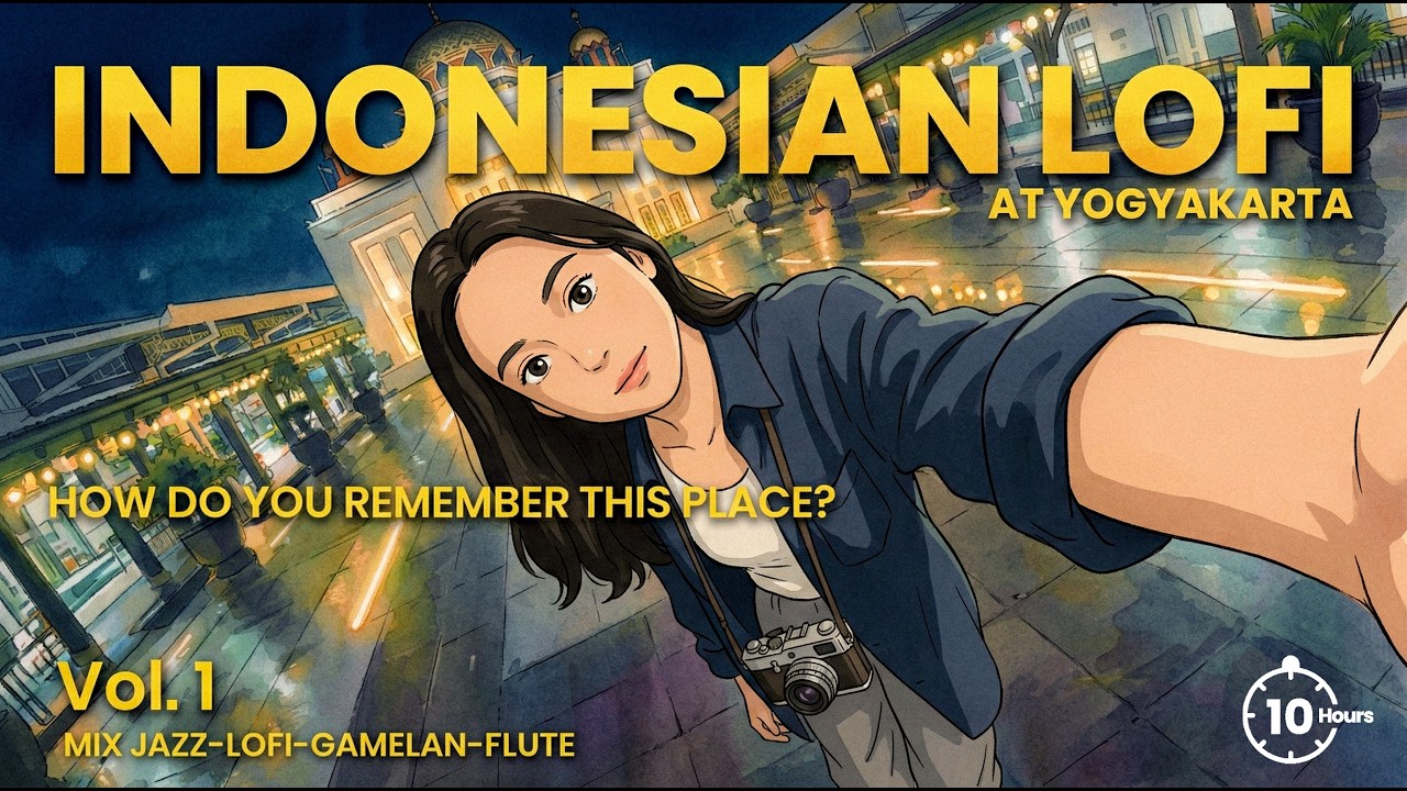 🎧11 Hour Indonesian Lofi Radio -Yogyakarta Vol. 1 for Study/Sleep