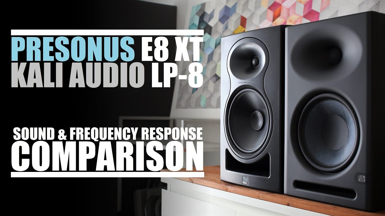 Kali Audio LP-8 против Presonus Eris E8 XT || Сравнение звука и частотных характеристик