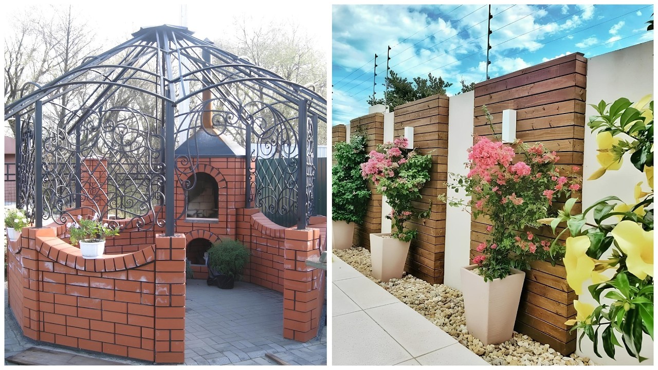 👍 Garden inspiration ideas! Unique landscaping ideas!
