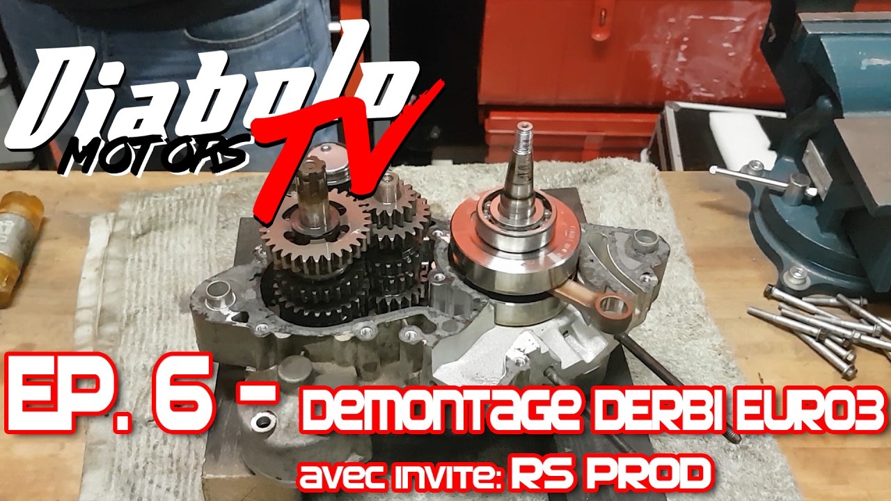 #EP6 Demontage moteur Derbi Euro 3