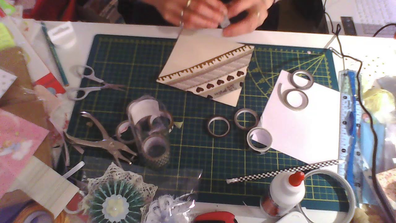 TUTO CARTE SIMPLE AVEC WASHI