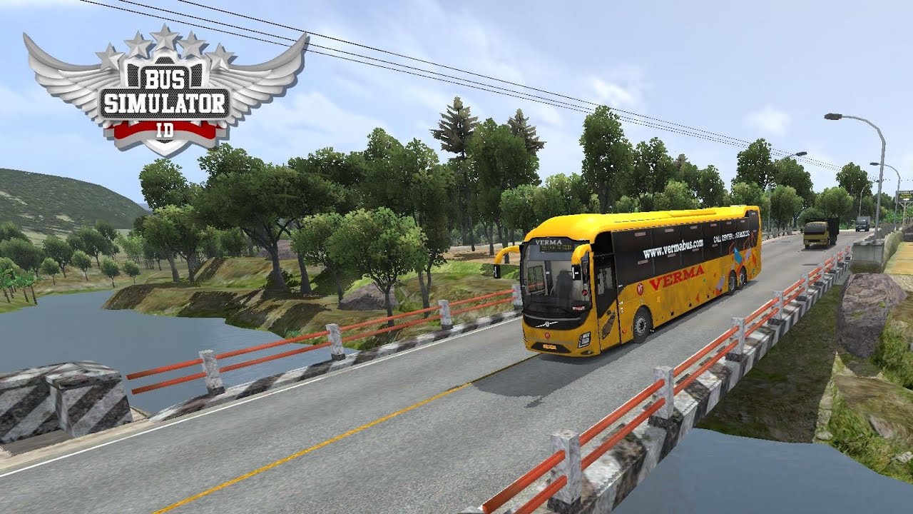 Bus Simulator ID | Luxury Verma Bus Highway Drive 🚍🔥