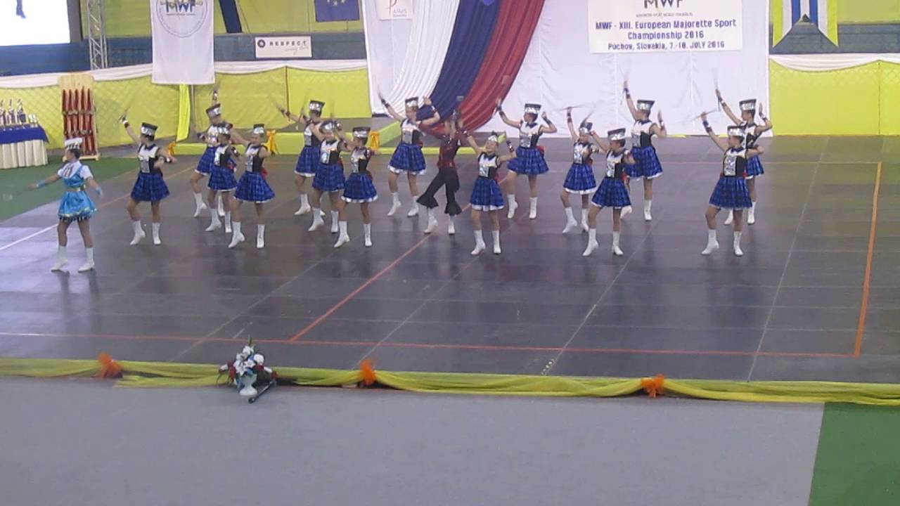 Diridonky Prešov, ME Púchov 2016, pódiova choreografia juniorky *Alica v krajine zázrakov