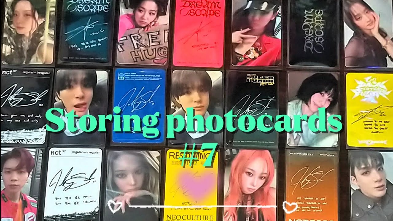 ✮Storing photocards #7✮ (NCT, Red Velvet, Aespa..)