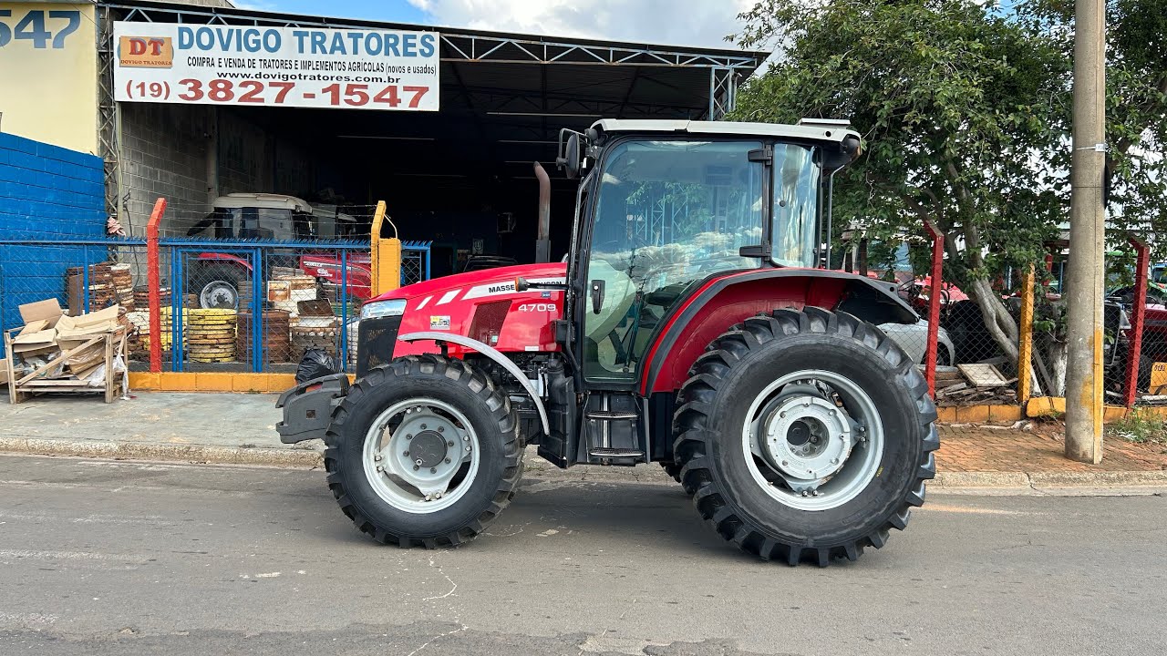 Trator Massey Ferguson 4709 Cabinado 4x4 Ano 2019/2020 Reversor eletro-hidráulico a Vendaa !!