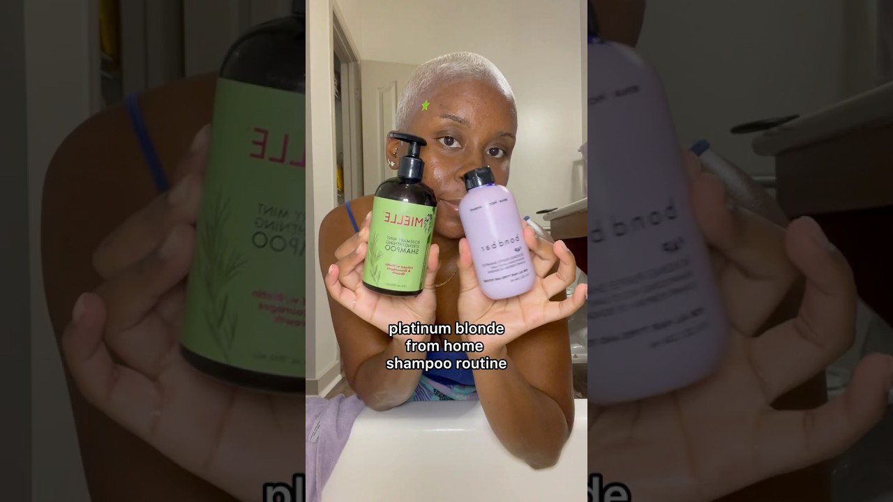 How I Keep My Platinum Blonde Hair Icy White Using Purple Shampoo | No More Brassiness! 💙 #blonde