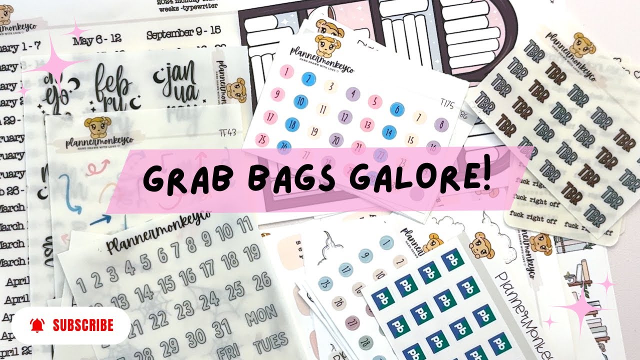 thecoffeemonsterzco & Planner Monkey Co | sticker haul