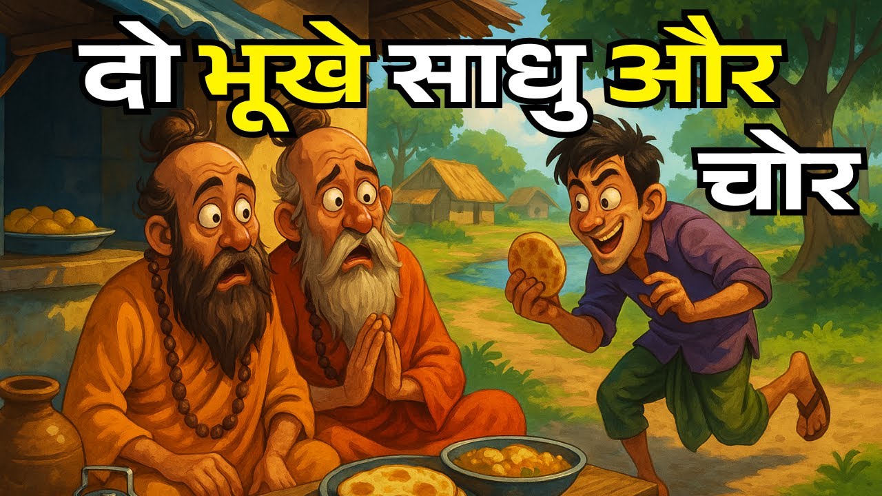 दो भूखे साधु और चोर | धार्मिक कहानी | Gyanvardhak kahani | ज्ञानवर्धक | dharmik kahani