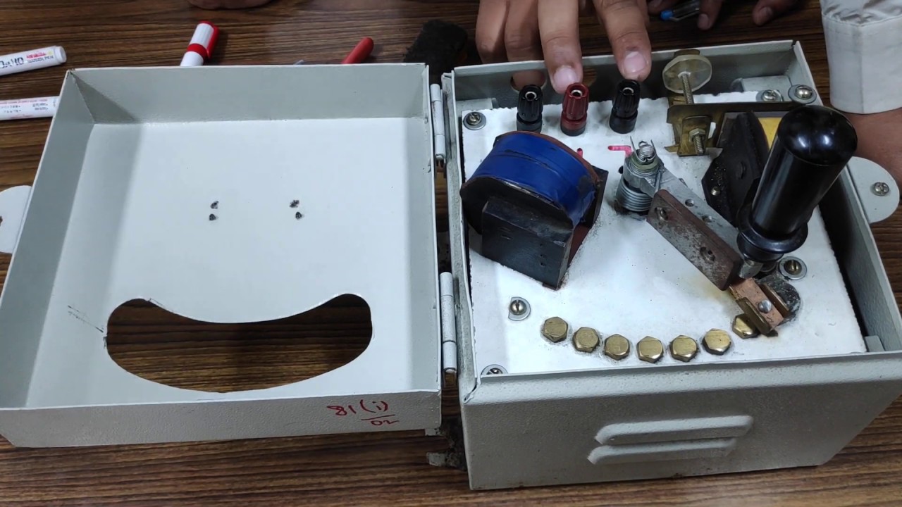 Two Point Starter For d.c Series Motor