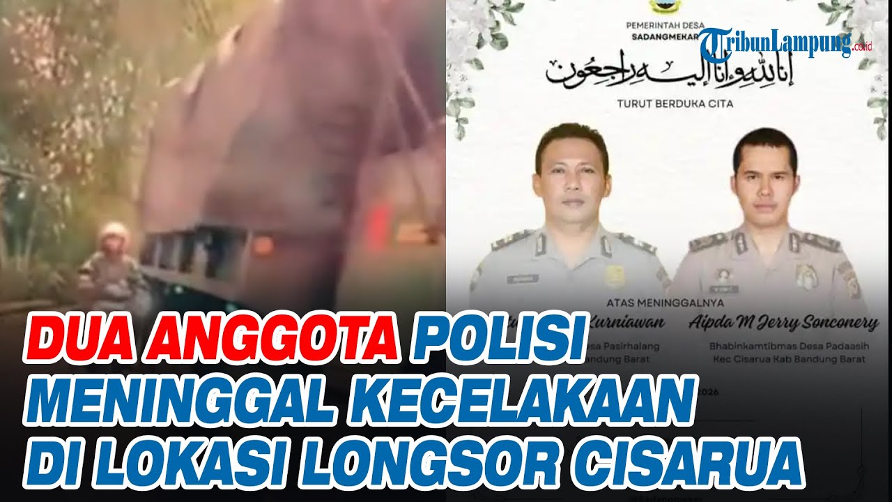 Dua Anggota Polisi Meninggal Kecelakaan di Lokasi Longsor Cisarua