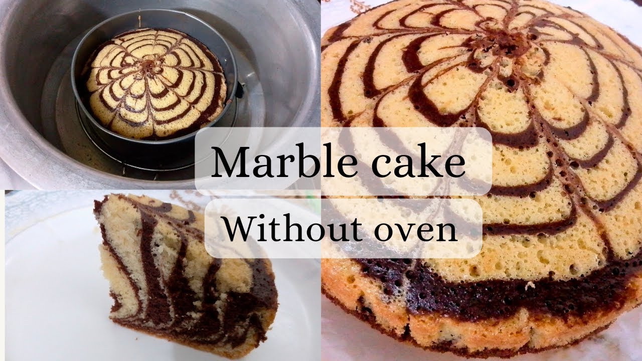 Zebra cake recipe without oven/Food Passion Simply/Marble tea cake recipe.