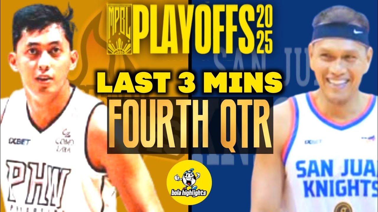 WHAT A GAME! MPBL PLAYOFFS LAST 3 MINUTES DO RO DIE: PANGASINAN VS SAN JUAN (NOVEMBER 13, 2025)
