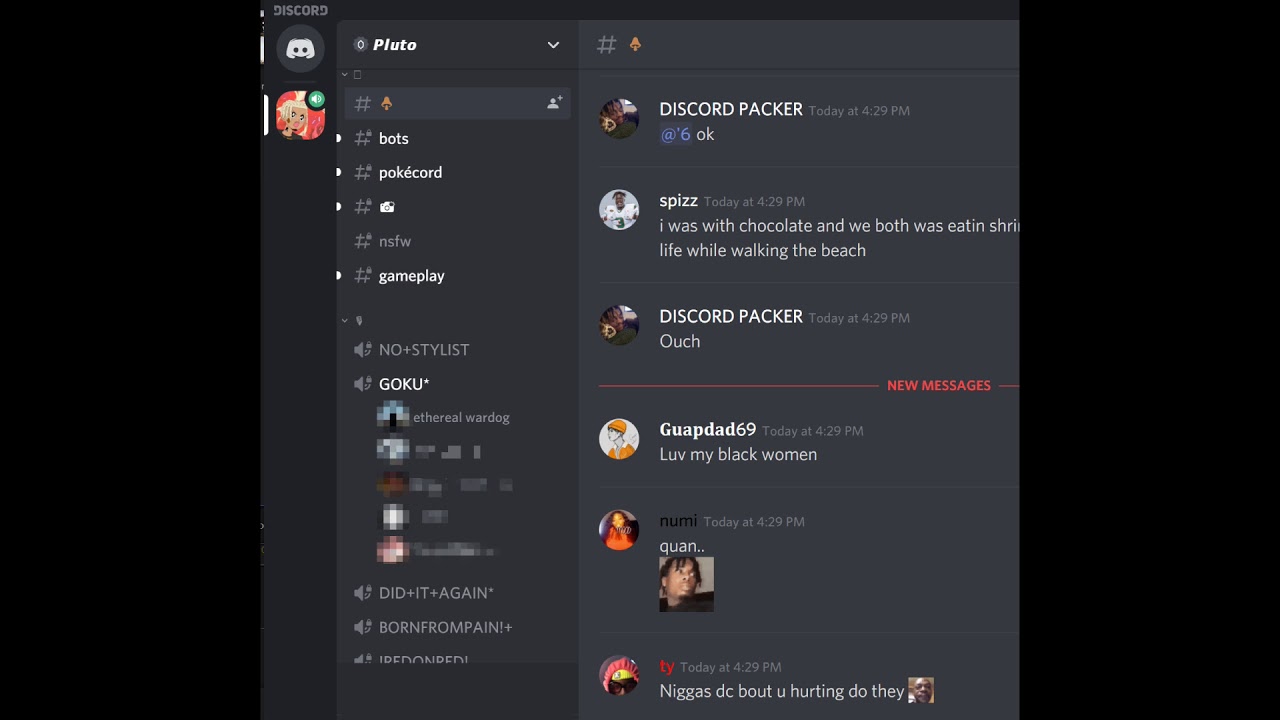 Jay packing on Pluto (Discord Packing)