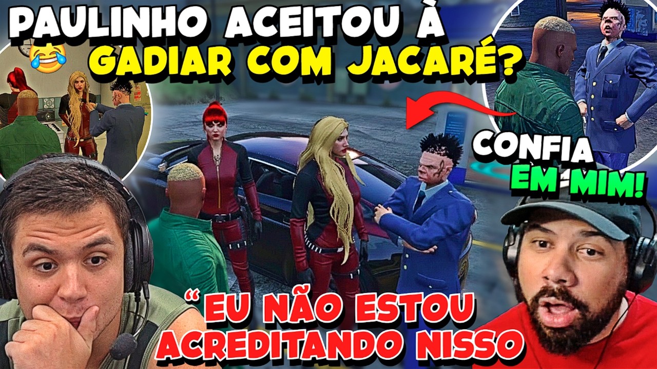 GADOS DEMAIS?😂🔥PAULINHO & JACARÉ ENCONTRAM DUAS PLAYERS E DERAM A MAIOR OPORTUNIDADE À ELAS GTA RP