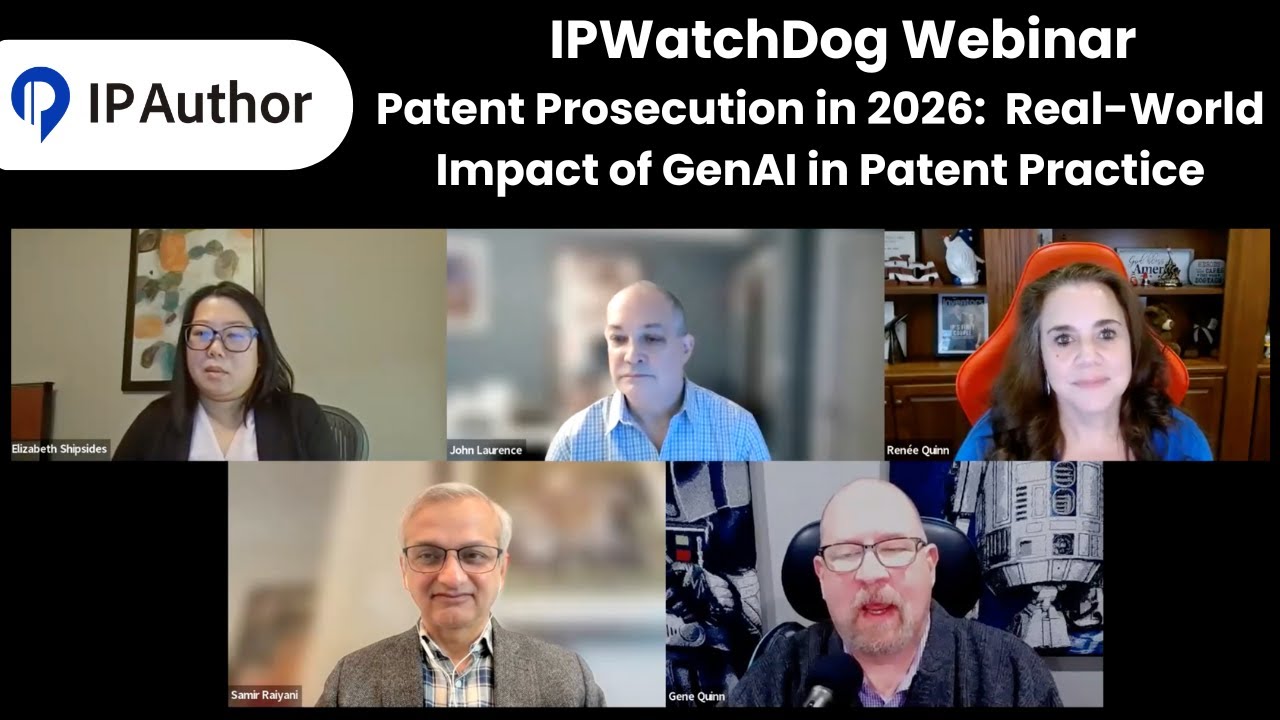 Patent Prosecution in 2026: GenAI’s Real-World Impact (w/ IPWatchdog)