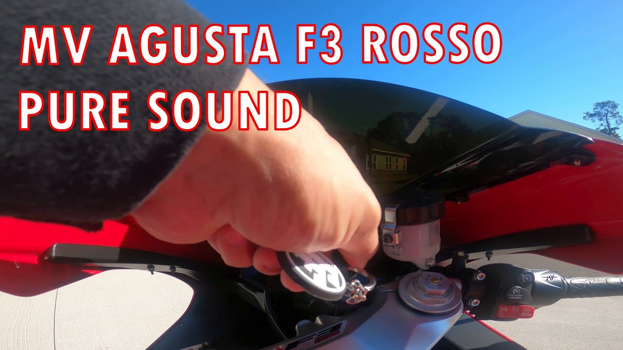 MV AGUSTA F3 ROSSO another pure sound video