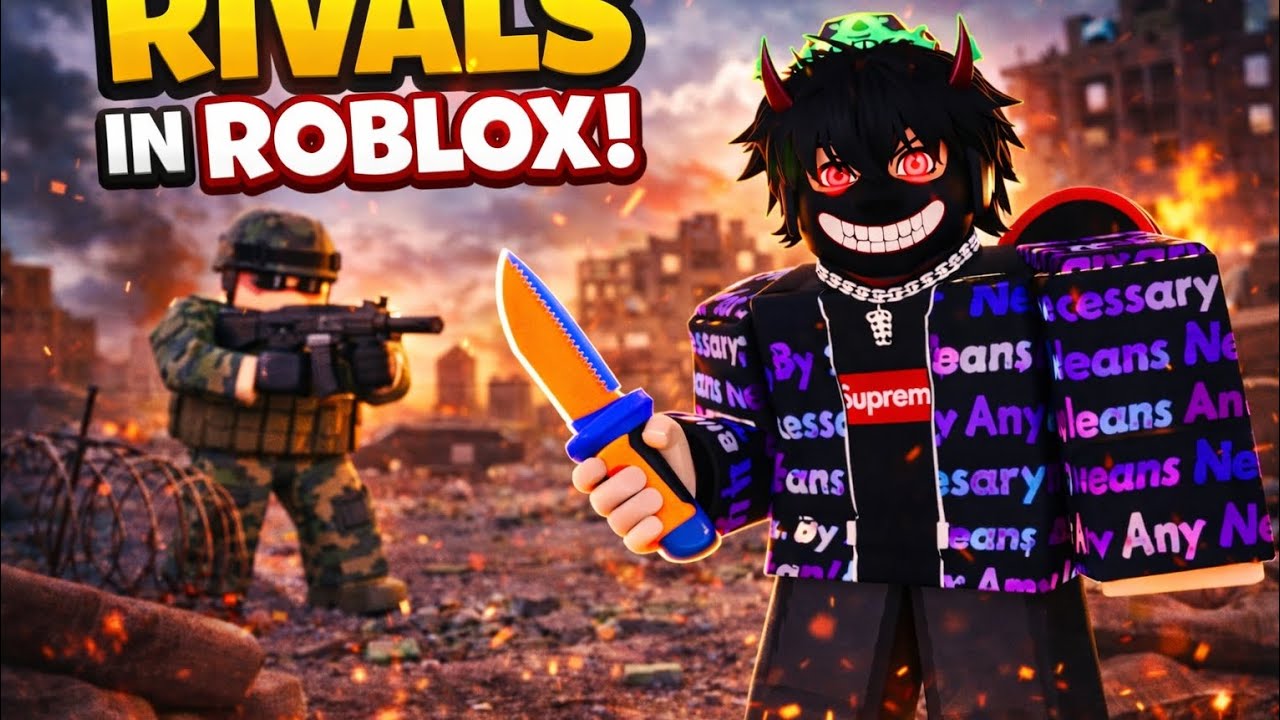 Zagramy w rivals Challenge only knife (ROBLOX)🗡️🆚🔫