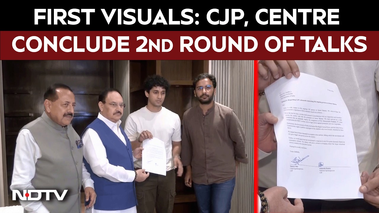 CJP Protest | CJP Leaders Meet With Union Minister JP Nadda, Jitendra Singh For 2nd Round Of Talks