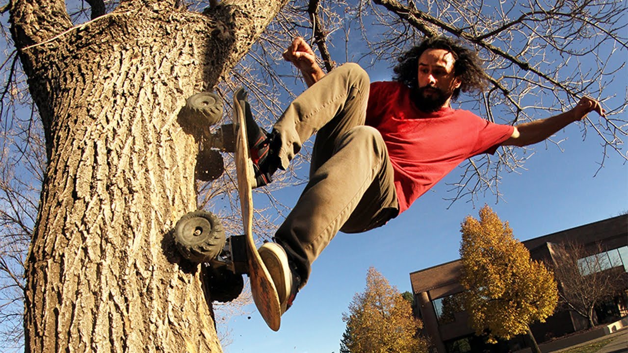 Skating dirt, grass, and rocks with Donnie Mortensen