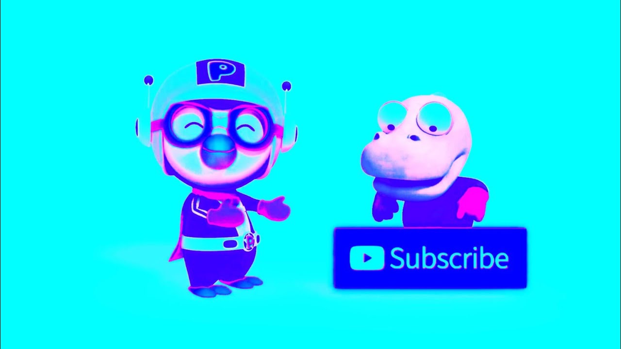 Pororo subscribe logo after effects 