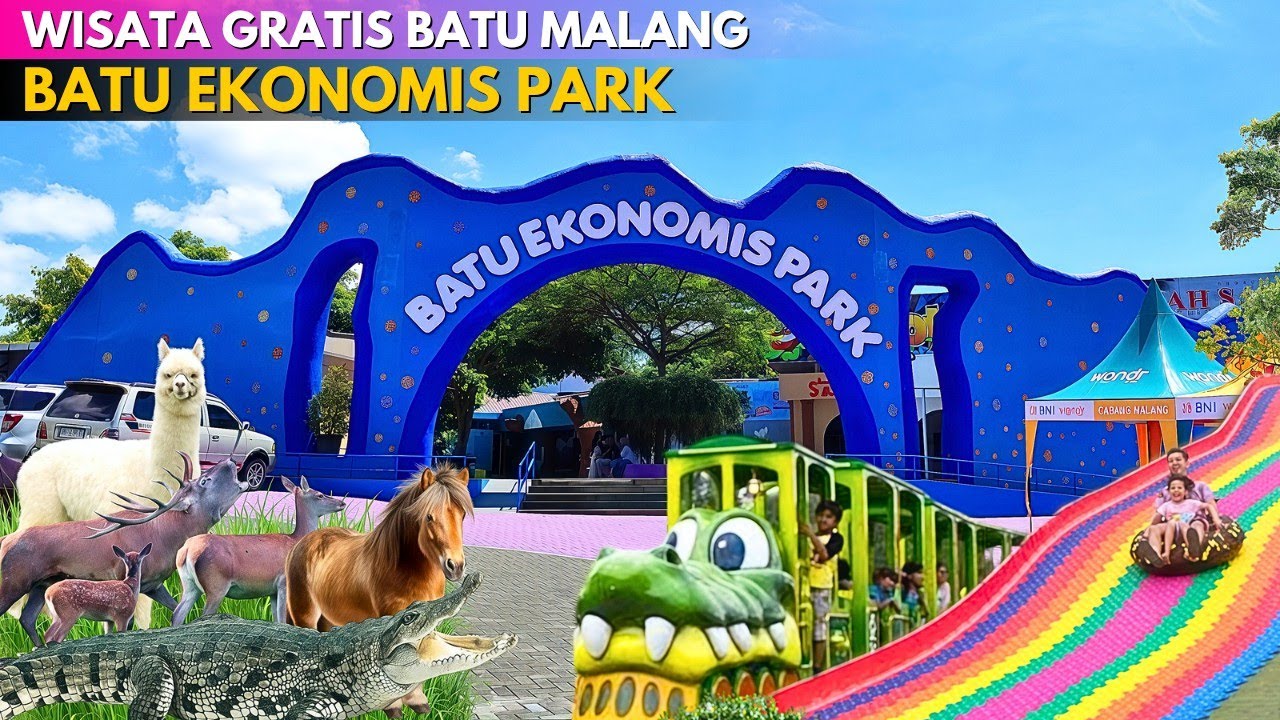 WISATA GRATIS BATU EKONOMIS PARK (BEP) BATU MALANG ‼ Banyak Wahana Seru ‼ Wisata Batu Terbaru
