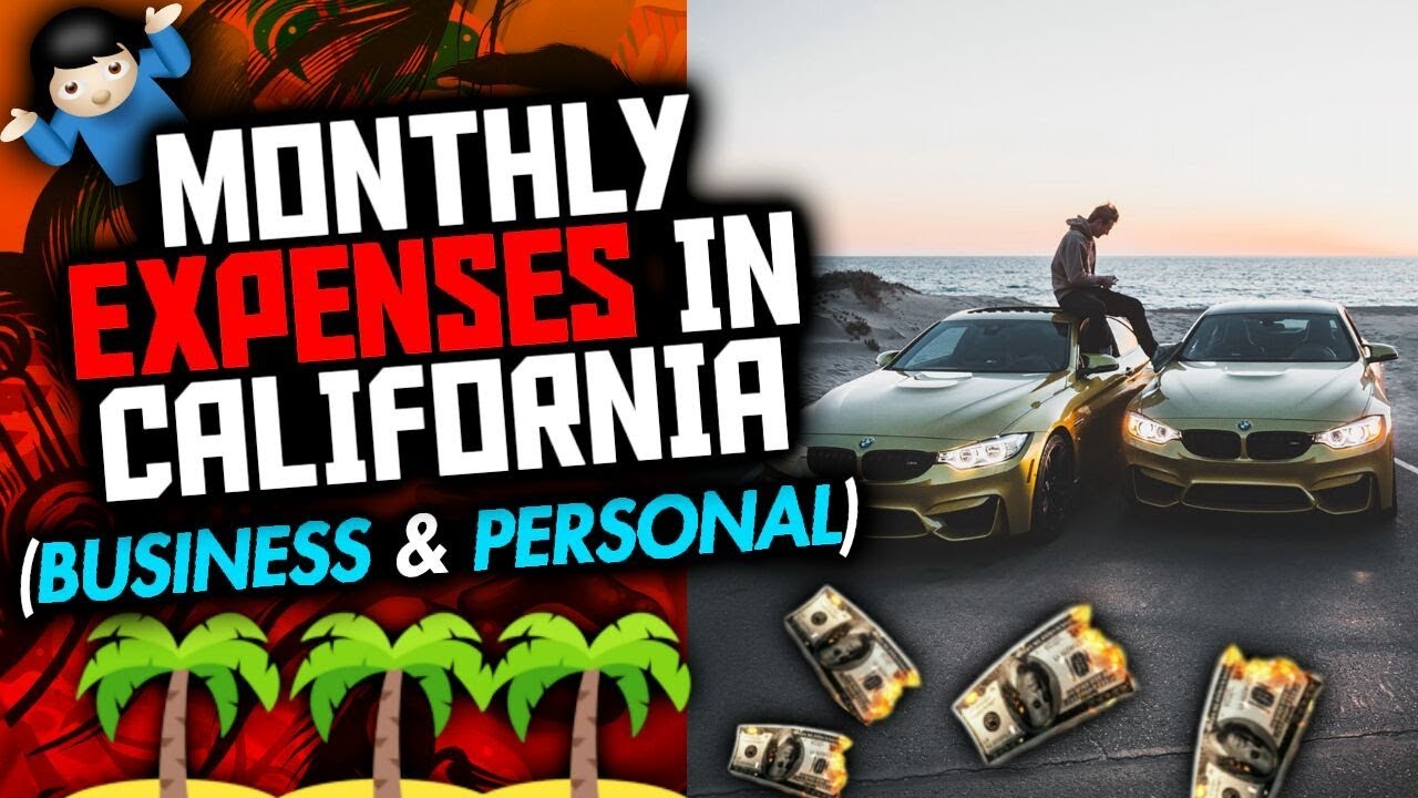 My Monthly Expenses Living In California At 18 (Business & Personal)