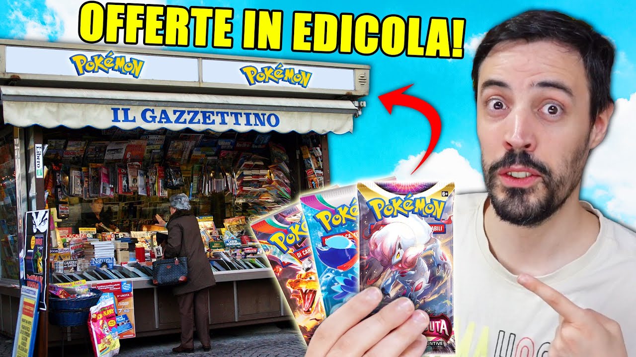 Giro TUTTE LE EDICOLE a Caccia delle Carte Pokémon PIÙ CONVENIENTI!