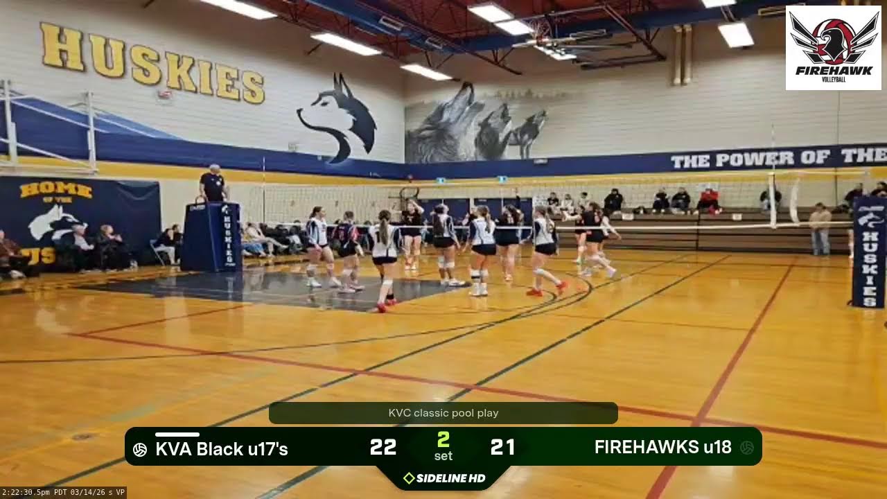 FIREHAWKS u18 vs. KVA Black u17's (2026.03.14)