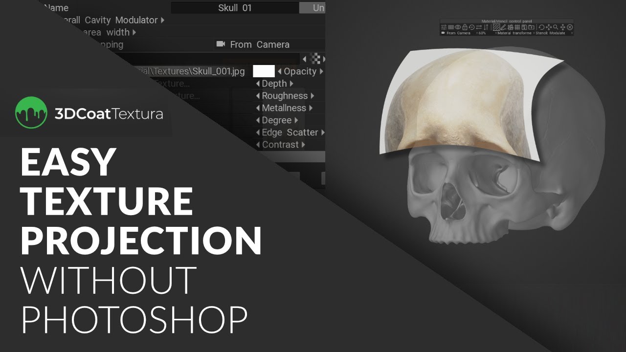 3DCoat Textura - Texture Projection without Photoshop