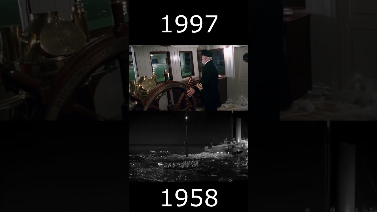 Titanic death of captain Smith🕯 1997 VS 1958