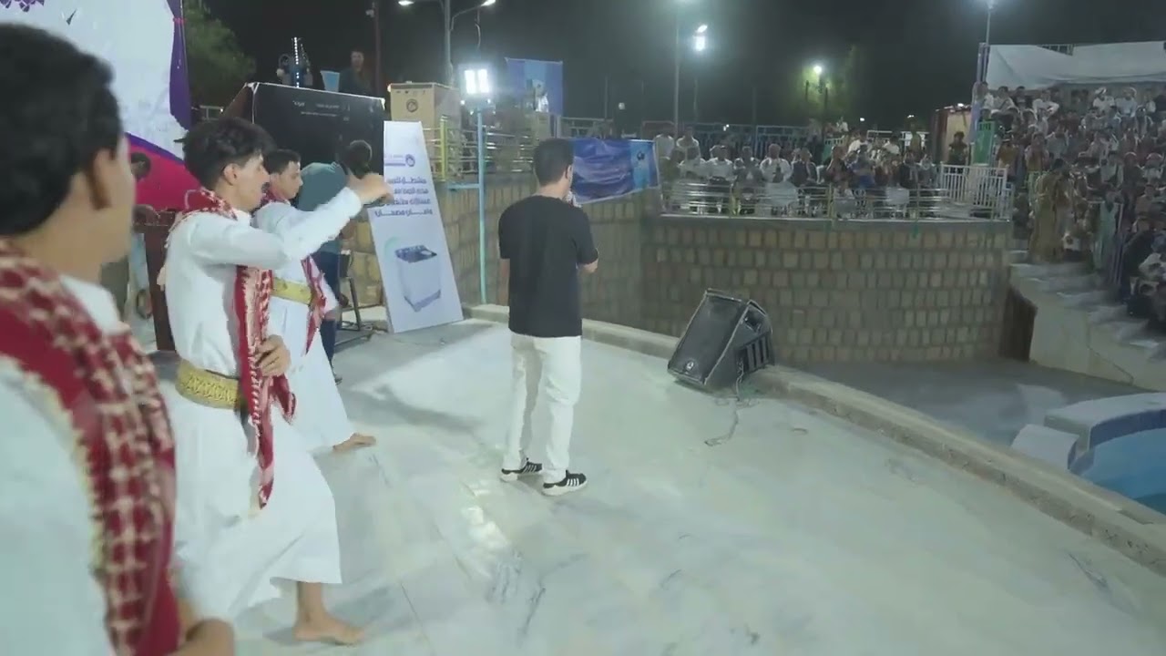 المنشد سليم حسين من المسرح السبئي فعاليات مهرجان صيف جرين سيتي الثاني برفقة فرقة خنجر يماني #اليمن 