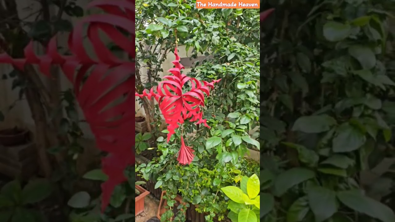DIY Diwali Lantern | Paper Lantern Banana Sikhe #shorts #ytshorts #TheHandmadeHeaven #ytshortsindia