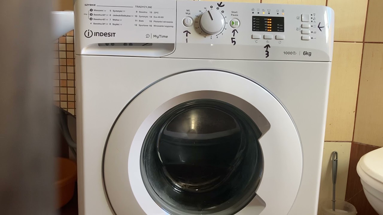 Indesit MTWA 61051, wirowanie