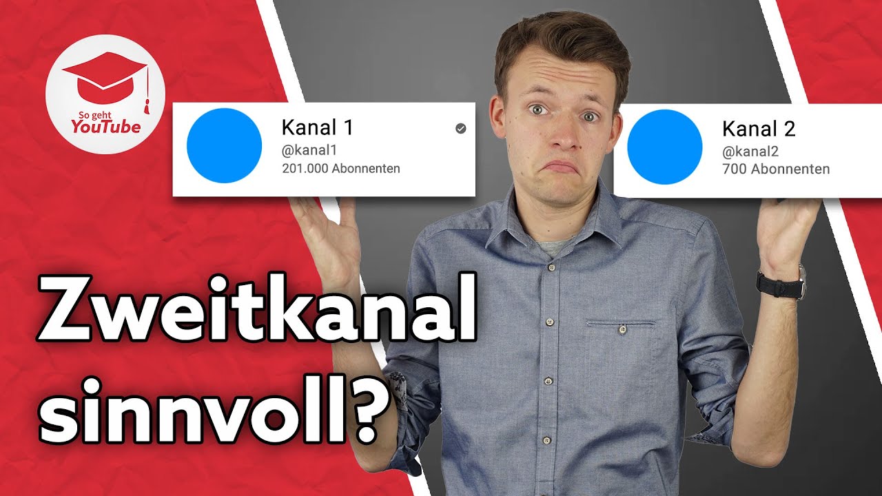 Du möchtest mehrere YouTube-Kanäle starten? Schau dir vorher das an!