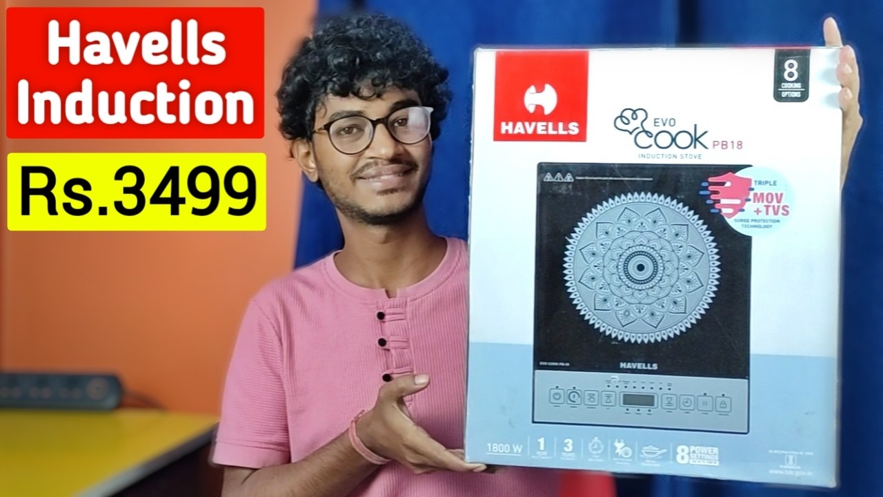 Havells Evo Cook PB18 Induction Unboxing and Features