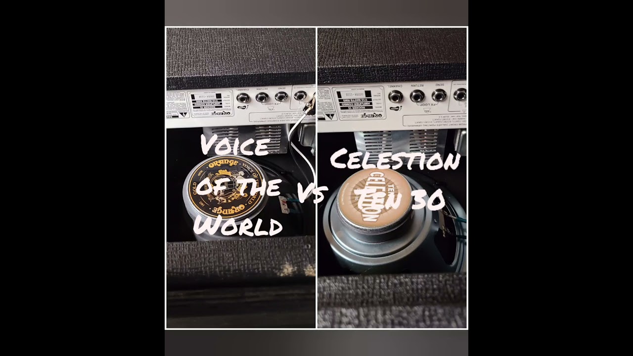 Orange Rocker 15 Combo Speaker upgrade