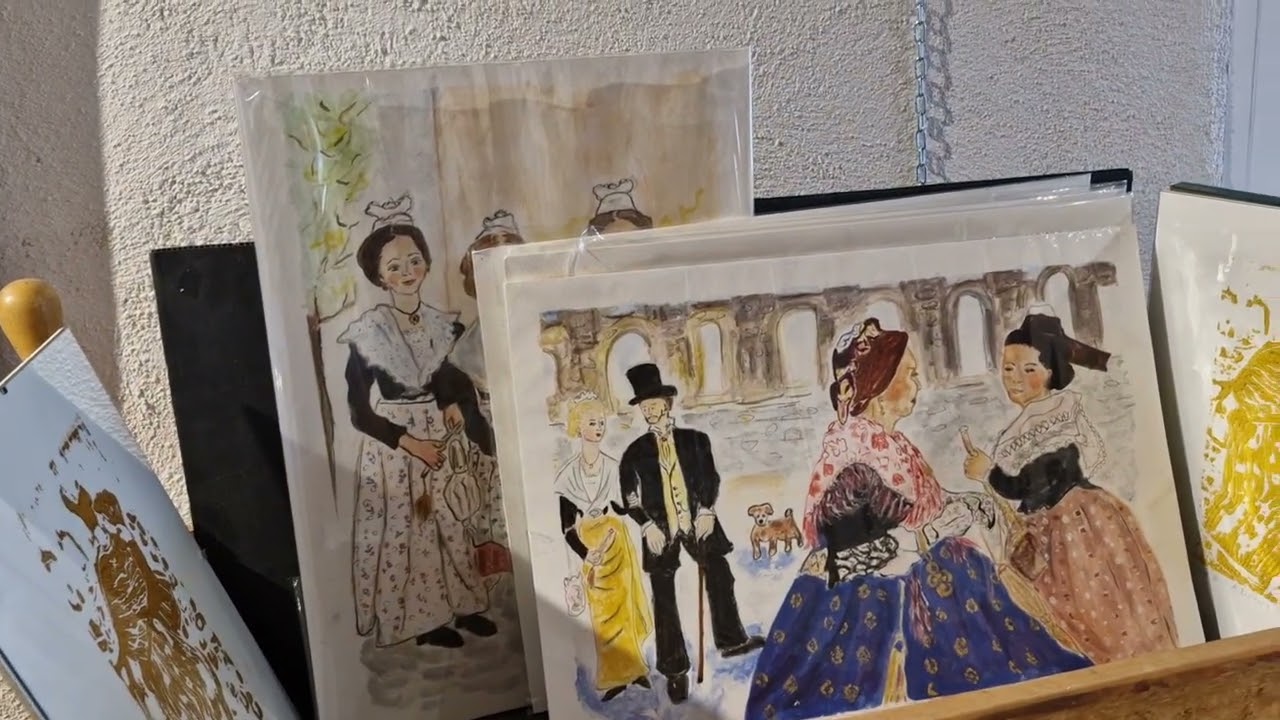 Exposition Arlésiennes et taureaux - peintures de Jean-Pierre Prophète et Pasqui R