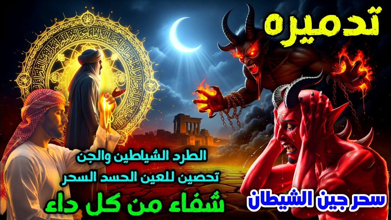 شاهد خروج الحسد والعين والهم والغم والأمراض من جسمك بعد سماع لهذا الحرز المبارك - || حسين