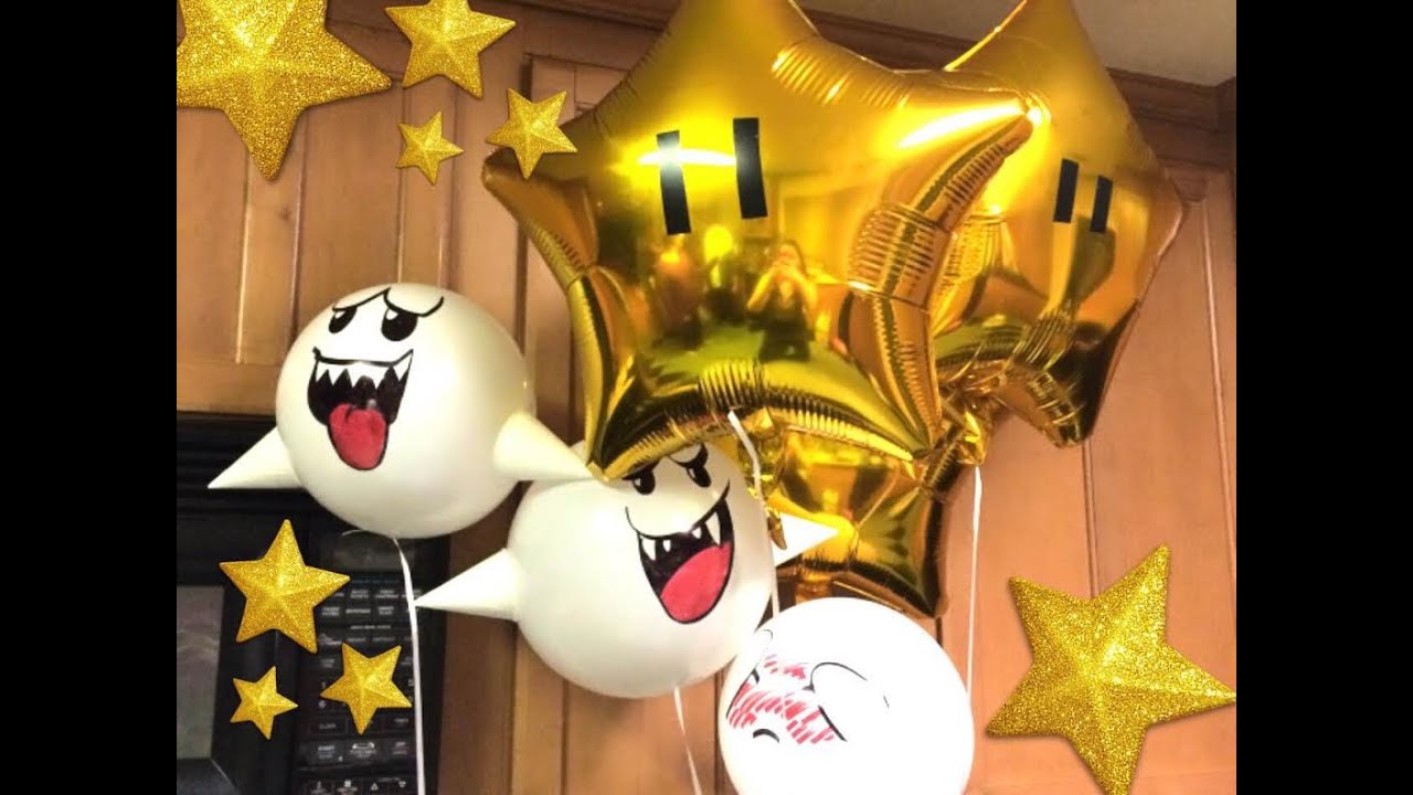 DIY Mario Themed Balloon Bouquet!! Perfect for Parties!
