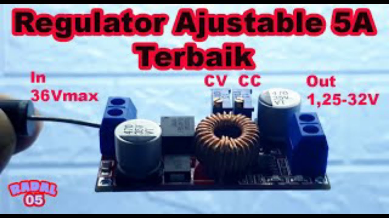 Voltage regulator step down Terbaik XL4015 5A CC CV - Lab Bench PSU