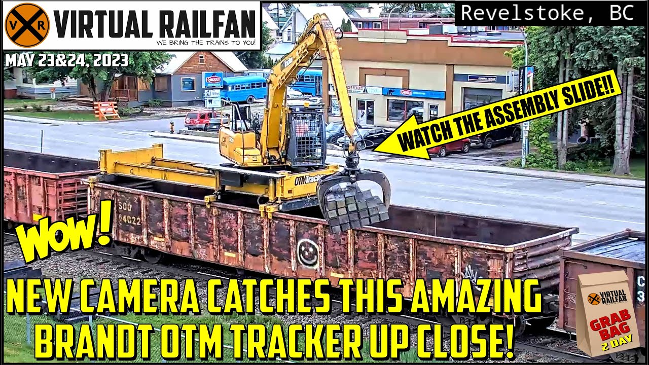 OUR NEW CAMERA AT REVELSTOKE, BC CATCHES AN AMAZING BRANDT OTM TRACKER UP CLOSE! AND MORE 5/23&24/23
