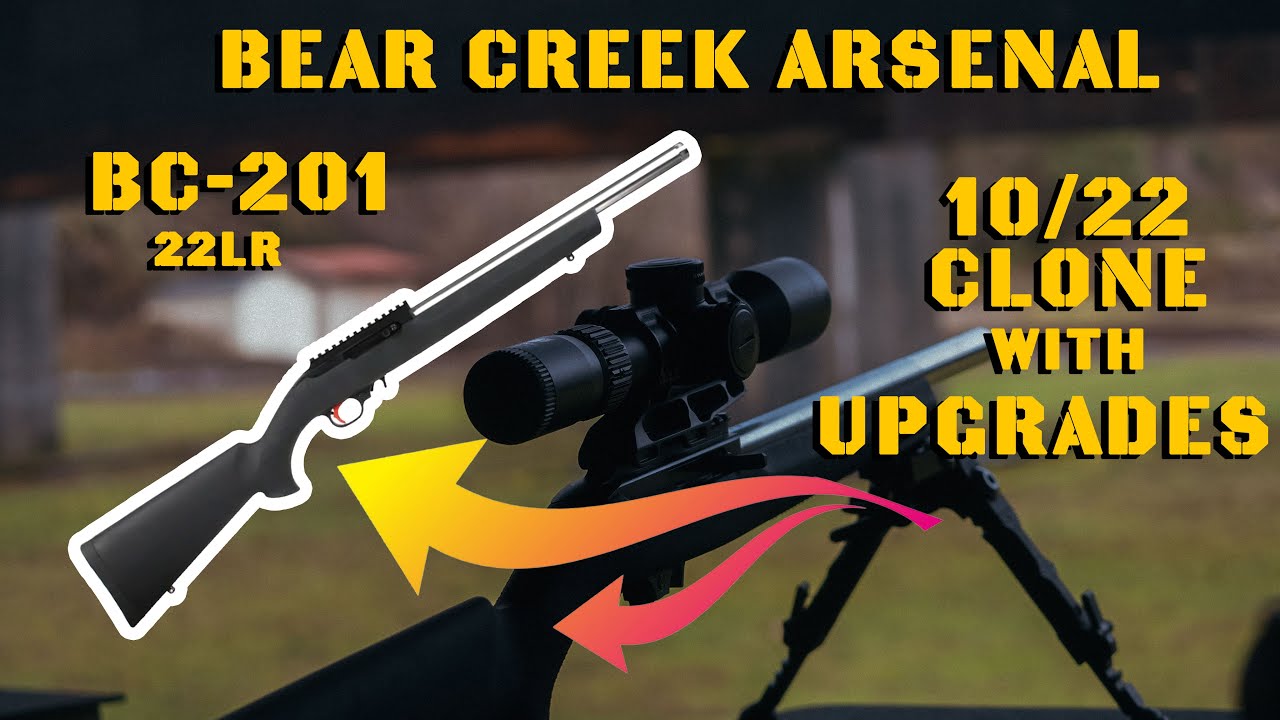 The best value 10/22 clone available! Bear Creek Arsenal BC-201 Initial break in at the steel range