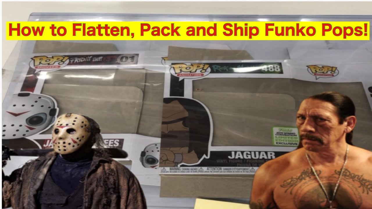 How to Flatten, Package and Ship Funko Pops to get Autographed!