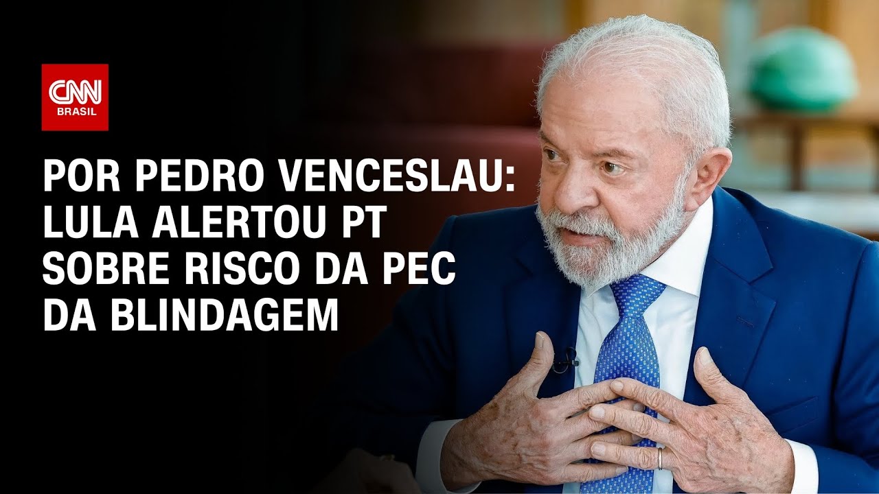 Lula alerta PT sobre PEC da Blindagem | CNN 360&deg;