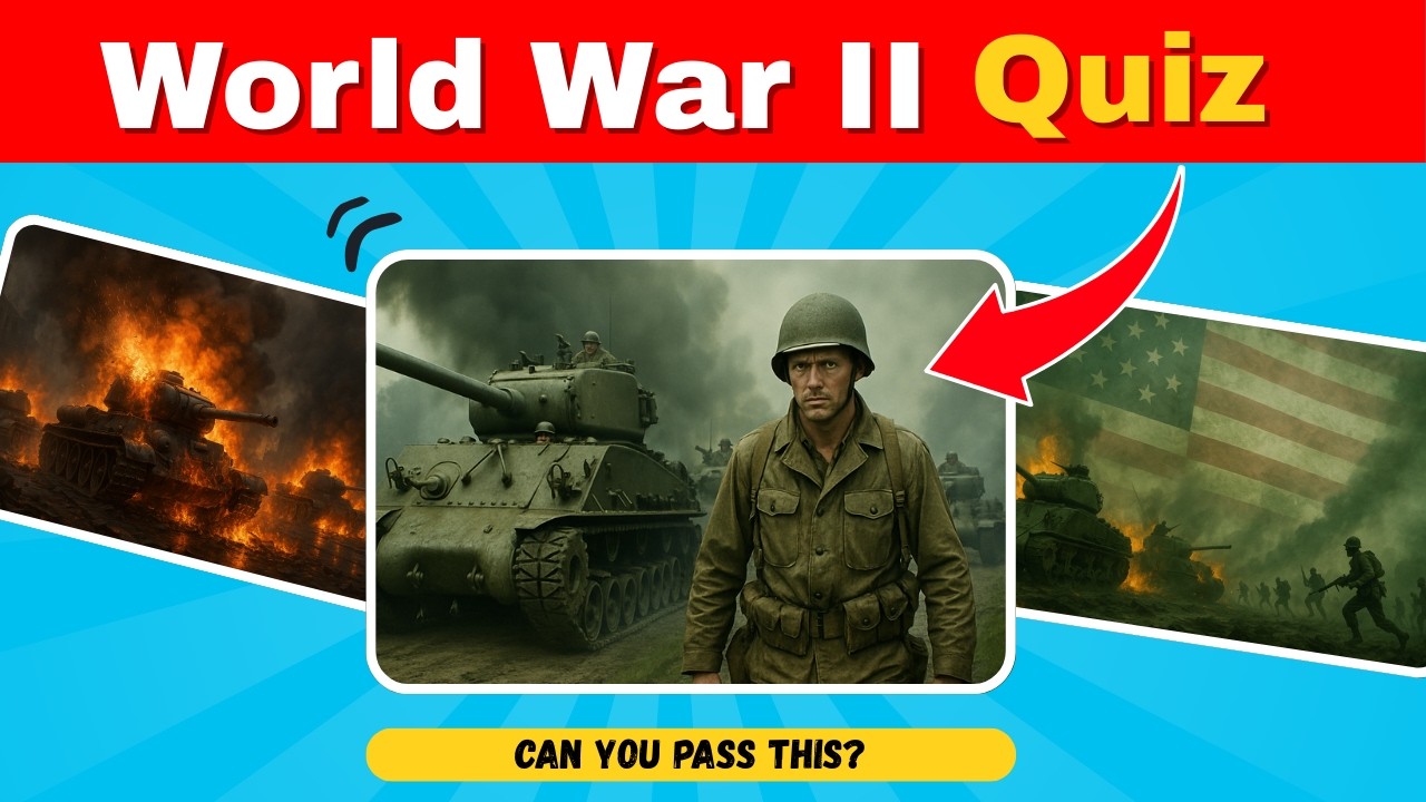 Can You Pass This WORLD WAR II Quiz? 🪖📜