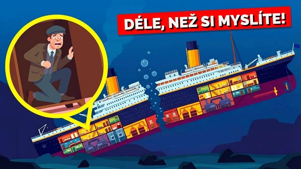 Jak dlouho lidé přežívali na Titanicu po nárazu do ledovce?