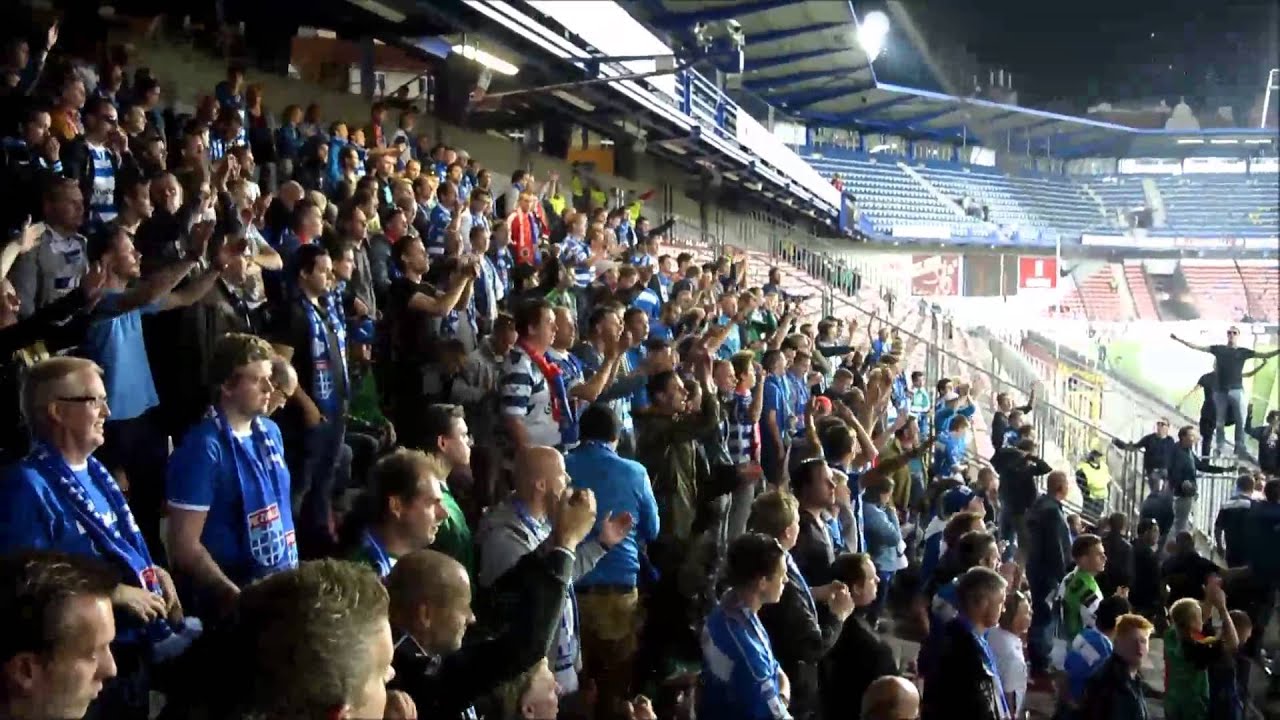 Sparta Praag - PEC Zwolle supporters na afloop