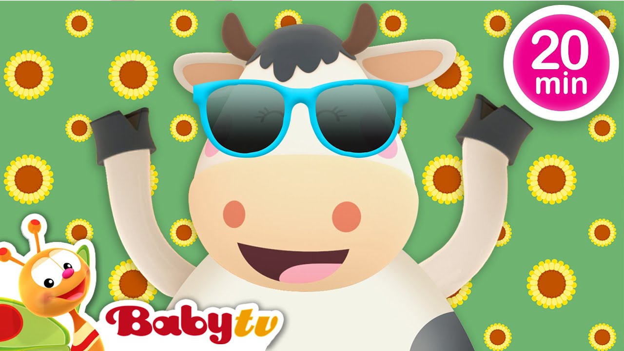 Samling af bedste b&oslash;rnerim og b&oslash;rnesange 🌈 syng & dans med BabyTV @BabyTVDAN